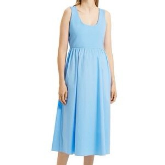 Theory Dresses & Skirts - Theory mixed media combo poplin dress - M